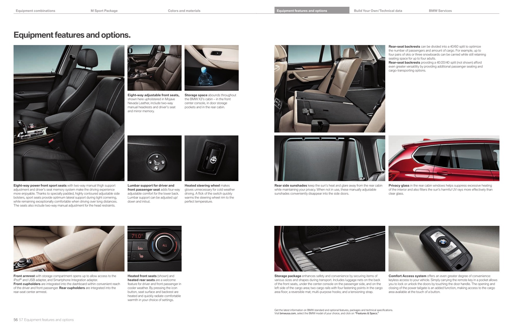 2013 BMW X3 Brochure Page 29